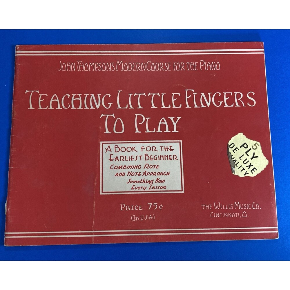 John Thompson Teaching Little Fingers to Play Piano Lesson Book Willis Music